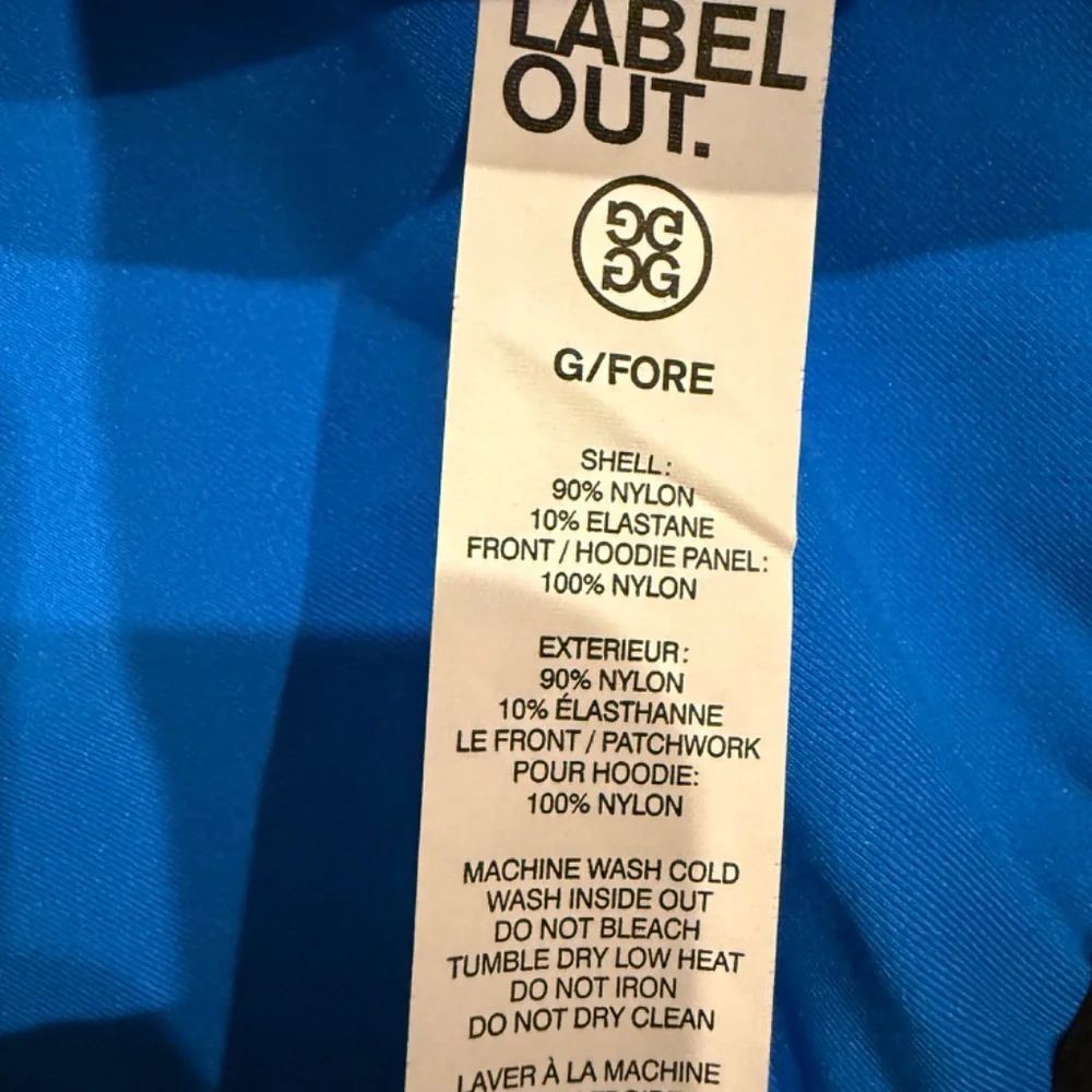 G/Fore Men's XXL Racer Wind Control Double Knit Pique Hooded Jacket MSRP $525 - Picture 10 of 10